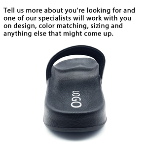 Vente en gros Sandales d'extérieur plates et antidérapantes pour la plage d'été Chaussons EVA à motif imprimé de créateur pour hommes avec logo personnalisé Couple d'adultes - Product Image 3