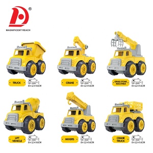 HUADA Stem – pelle à assembler en plastique, grue d'ingénierie, véhicule, voiture, ensemble de jouets, démontage pour bébé, jouets de Construction, <span class=keywords><strong>camion</strong></span> pour enfants - Product Image 5