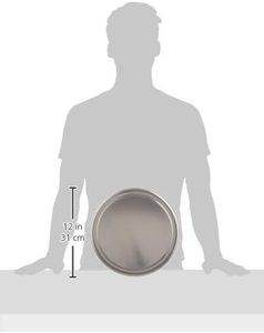 Vente flash Plateau à pizza en aluminium pour cuire des pizzas et d'autres plats Durable et facile à nettoyer - Product Image 3