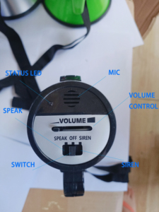 Loa Phát Thanh 20 Watt Megaphone Loa Siren/Chế Độ Báo Động Với Điều Khiển Âm Lượng Và Dây Đeo - Product Image 3