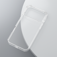 Étui de téléphone portable transparent de haute qualité en TPU + PC pour iPhone 18 Pro Max 17 16 15 14, anti-rayures, avec logo personnalisé, emballage inclus