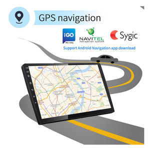 Dual Din 7 9 10 pouces IPS écran tactile Android voiture pour lecteur DVD avec système de positionnement global de navigation - Product Image 2