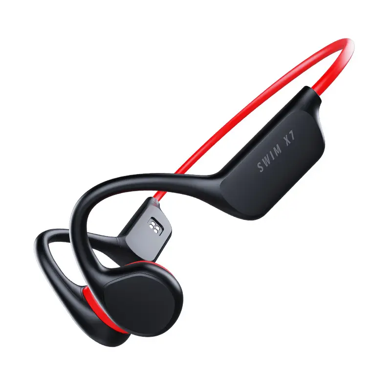 Winait X7 Ip68 Waterdicht Bluetooth Bone Geleiding Headset Mp3 Speler Voice Recorder Outdoor Gebruik Ondersteunt Wav-Formaat Games