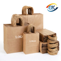 Bolsas de Papel Multifuncionales Ecológicas de Lujo para Alimentos y Ropa, Impresión Digital Personalizada con su Propio Logotipo