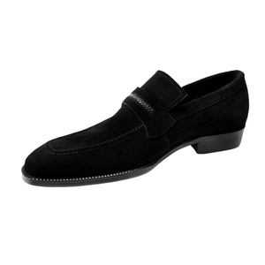 Mocasines de Cuero Genuino para Caballero, Estilo Clásico de Negocios, Diseño Nuevo, Color Negro, Casuales, con Cierre Deslizante, Moda Otoño - Product Image 4