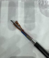 Câble hybride GYTA-4B1 + 2*2.5mm fils de cuivre composite photoélectrique OPLC câble à fibre optique blindé
