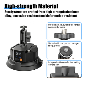 Supporto per Telecamera con Aspirazione Elettrica a Vuoto 360° °   Supporto Regolabile per Fotografia <span class=keywords><strong>da</strong></span> Tetto Auto, Resistente e Anti-Caduta, per Telefono - Product Image 4