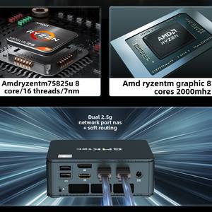 <span class=keywords><strong>GIMI</strong></span> M5plus Mini PC de jeu haute performance Processeur Octa Core DDR4 RAM SSD Disque dur DIY - Product Image 3