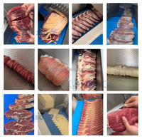 Machine à découper la viande 21K/25K/36K pour côtelettes de porc, côtes de bœuf, côtelettes d'agneau, bacon, steak, fromage, jambon, viande congelée