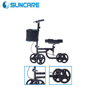 <span class=keywords><strong>Deambulatore</strong></span> Pieghevole per Anziani <span class=keywords><strong>con</strong></span> Supporto per Ginocchio, Dispositivo Medico per Terapia Riabilitativa - Product Image 4