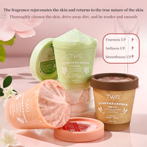 TWG RTS Es Krim Peremajaan Kulit Aroma Scrub Pengelupas Kulit Aroma Mawar Melati Melembapkan Kulit Memutihkan Kulit Scrub Tubuh - Product Image 3