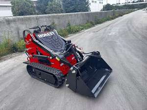 高速輸送ミニスキッドステアローダーEPAエンジンクローラースキッドステアトラックスキッドステアローダー4イン1バケット付き - Product Image 5