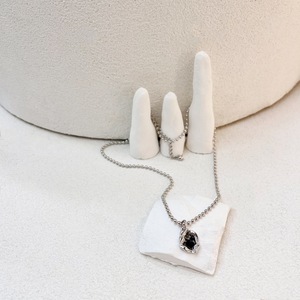 Niche française Design haut de gamme luxe en argent Sterling 925 collier de perles de riz ovale chaîne à maillons à la mode clavicule - Product Image 4