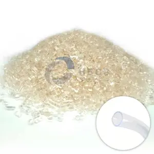 Nouveaux produits matière première en plastique cristal pvc composé granules flexible pvc doux granules granulés pour tuyau