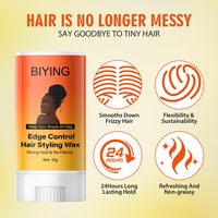 Bâton de Cire Coiffante Forte 15g Marque Blanche Tenue Longue Durée avec Protection Thermique Ingrédients Biologiques