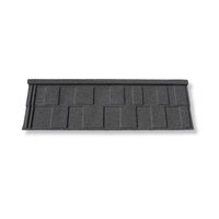 Couverture de toiture durable pour la construction de villas et d'appartements : tuiles en shingle, tuiles en pierre colorée, toiture en métal revêtu de pierre.