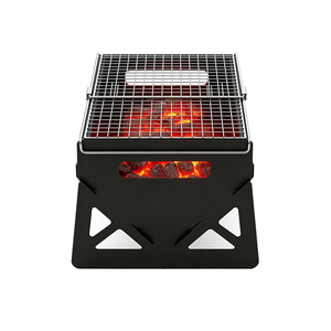 Barbecue au charbon de bois portable Pinniu avec design pliable pour le camping en plein air, les pique-niques, l'utilisation sur le balcon, des aérations réglables, nettoyage facile - Product Image 6