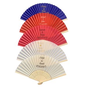 <span class=keywords><strong>Abanico</strong></span> de mano de tela de <span class=keywords><strong>madera</strong></span> de bambú personalizado, con nombres de <span class=keywords><strong>novia</strong></span> y novio, recuerdo de boda personalizado, regalo de cumpleaños o aniversario - Product Image 6