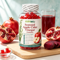 Gummies au vinaigre de cidre de pomme, grenade, betterave et algues marines pour adultes – Perte de poids naturelle, détox, digestion et santé intestinale