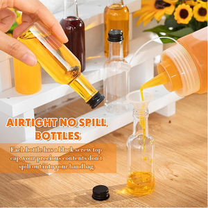 Custom 50 ml 100 ml 125 ml 150 ml 300 ml 500 ml bottiglia di plastica per animali domestici con tappo in alluminio per alcol liquore vino succo di birra - Product Image 2