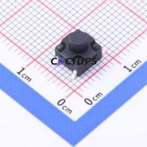 GT-TC120B-H060-L1 Tactile Switch SMD-4P,6.2x6.2mm Switch Single Pole Single Throw Round Button 2.5N Vertical Mount - Product Image 1