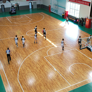 Vente flash : Plancher en bois massif écologique pour terrain de sport de basketball en bois dur, érable, bouleau, plancher en bois massif en érable - Product Image 6