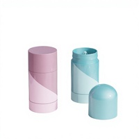 Contenant de déodorant en stick Choebe 75 ml en plastique PP écologique à remplissage par le bas, avec mécanisme rotatif pour crème solaire et anti-transpirant