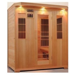 Familien-Sauna für Vier Personen mit Ferninfrarot-Lichtwellen und Massivholzkonstruktion, Tragbar - Product Image 2