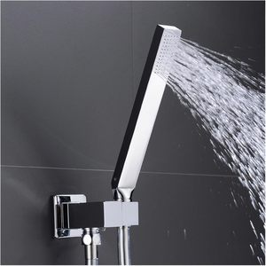 Brass Hand Held <b>Shower</b> <b>Head</b> Solid Metal Brushed Nickel Handheld <b>Shower</b> <b>Head</b> With Extra Long Stainless Steel Hose - Product Image 3