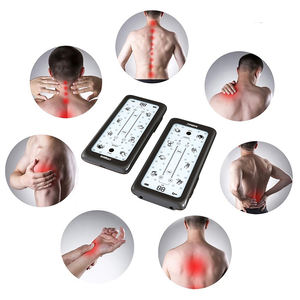 DOMAS Electric Ems Dezenas Massageador Dual Channel Acupuntura Touch Screen Unidade Uso Doméstico Corpo Plus Massageador Alívio da Dor - Product Image 4