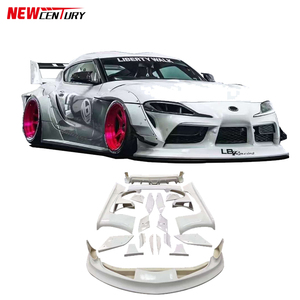 Kit Widebody A90, adapté à 2018 + <span class=keywords><strong>Toyota</strong></span> <span class=keywords><strong>Supra</strong></span> A90 modifié avec kit de carrosserie Widebody de style LB - Product Image 1