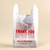 Sacs en plastique jaunes personnalisés en PE pour t-shirts, sacs de courses imprimés avec logo, sacs de transport en plastique pour l'épicerie, emballages à emporter