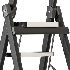 <span class=keywords><strong>Escalera</strong></span> Plegable Moderna en Forma de A, Aleación de Aluminio, Capacidad de Carga de 150 kg, Altura <span class=keywords><strong>Extensible</strong></span> de 2 m, Segura, Telescópica y Reforzada YFJ 45 - Product Image 3