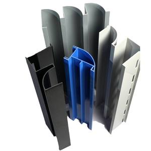 Profilés en plastique extrudé décoratifs sur mesure en usine, profilés en plastique rigide extrudé, PVC, ABS, PP, PE, profilés coulissants en plastique - Product Image 4