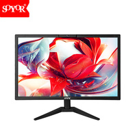 Fábrica al por mayor 19/20/22/24 pulgadas Monitor de PC de escritorio Monitores LED con cámara de altavoz