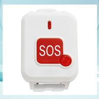 Système d'appel SOS sans fil pour personnes âgées avec double montre, émetteur patient et récepteur montre infirmière