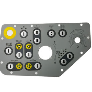 Autocollant de film pour panneau de commande principal de finisseur d'asphalte - Product Image 1