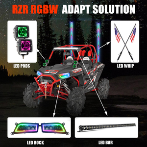 Polaris Atv/utv pièces 2014-2016 2015 ATV UTV Halo Ring RGB phare RZR XP 1000 900 XP Turbo RZR Halo Led phare pour Polairs - Product Image 6