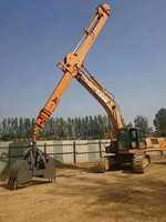 Трехсекционная телескопическая стрела для экскаваторов PC340/CAT334, 24 м, для сноса высотных зданий/вертикального демонтажа