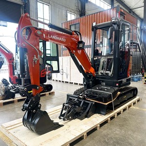 Envío Gratis Mini Excavadora de Orugas 1 Tonelada 3.5 Toneladas 1.8 Toneladas Digger Estándar EPA EURO 5 Servicio Postventa Gratuito Excavadora Pequeña - Product Image 2