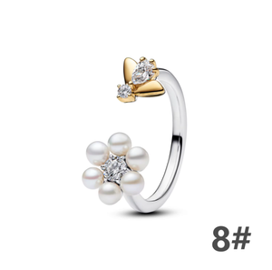 Nuovi Anelli e Set Regalo da Donna in Argento <span class=keywords><strong>Sterling</strong></span> S925 alla Moda, Vendita all'Ingrosso Diretta dalla Fabbrica - Product Image 3