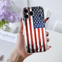 Coque de téléphone drapeau américain USA pour iPhone 18 Pro Max, 18, 18 Pro, 17 Pro Max, 17 Pro, 17 Air, 17, 16, 15, 14, 13 Pro Max Plus – Cadeau