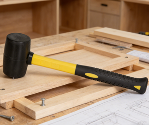 פטיש גומי, כלי נגרות, פטיש מסמרים לנגרות ועיצוב, עמיד וחזק, הגנה על פני השטח, ניתן להתאמה אישית לפי הזמנה (OEM) - Product Image 3