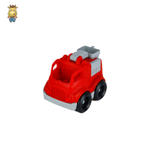 Mini Fire Truck Car <b>Toy</b> with Water Tank Friction Free Wheeling Hard Plastic Red Beach <b>Vehicle</b> for Kids 3 Years+ - Product Image 1