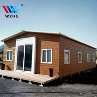 Villas maisons préfabriquées moderne luxe préfabriqué prêt à l'emploi préfabriqué tiny home maison mobile avec