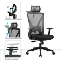 Chaise de bureau ergonomique confortable avec dossier parfait et siège selle réglable, fabriquée à Foshan pour bureau et ordinateur