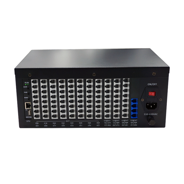 Enterprise and Hotel PBX with 96 Extensions Telephone Exchange System PABX