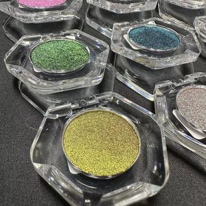 Sombra de ojos cromada, sin logotipo, dúo, pigmento de sombra de ojos camaleón - Product Image 6