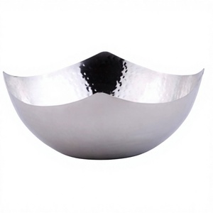Bonbons de collations de fruits de pain avec la corbeille de fruits de mode de bol de fruits de revêtement de poudre mate avec l'acier inoxydable de conception de coupe carrée - Product Image 1
