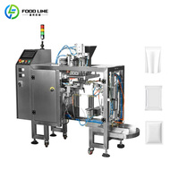 Machine d'emballage verticale pour liquides (film, remplissage, scellage) avec scellage à chaud